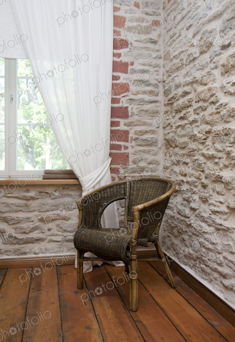 Wicker Chair in the Corner
