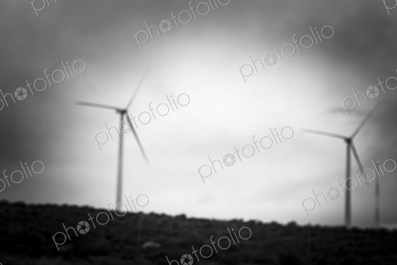 Wind turbines at a wind farm in rural Washington state.