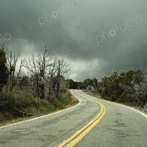 Winding Two Lane Road Winding Two Lane Road