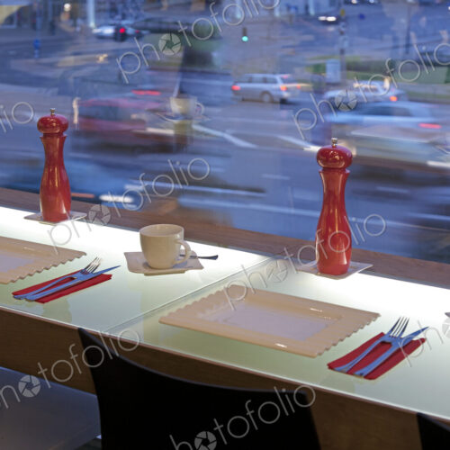 Window Seating in an Upscale Cafe Window Seating in an Upscale Cafe