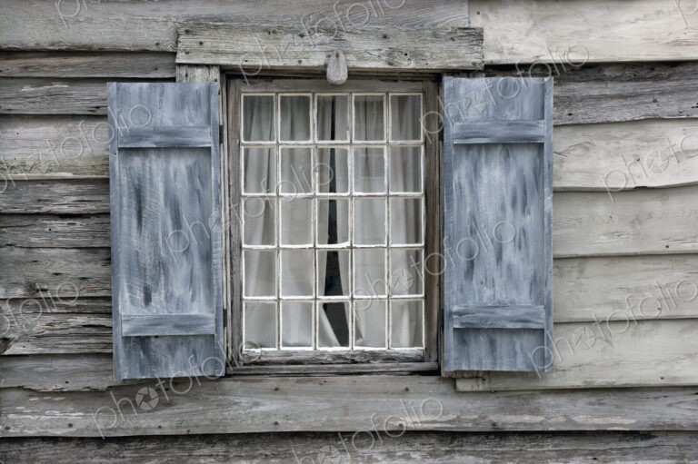 Window and wall of the oldest wooden schoolhouse in the United States in St Augustine.