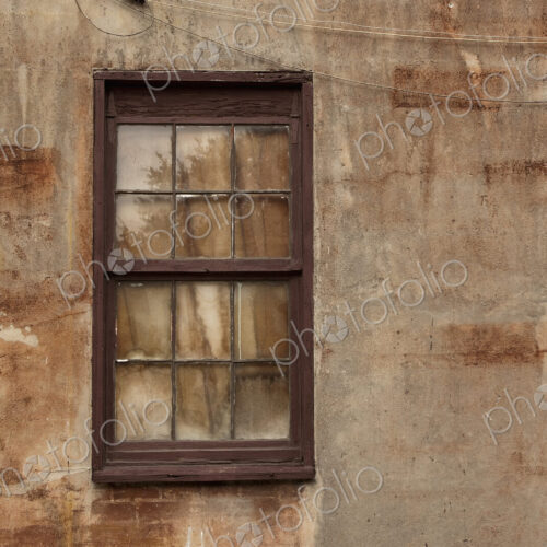 Window in Stucco Wall