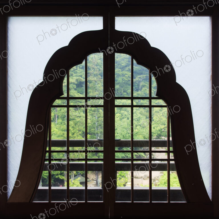 Window in a Shinto Temple