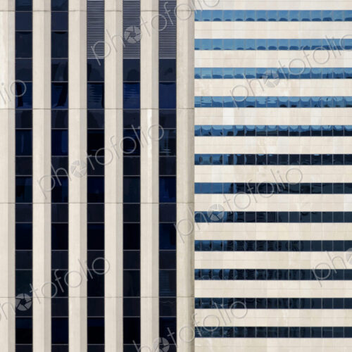 Windows on modern building