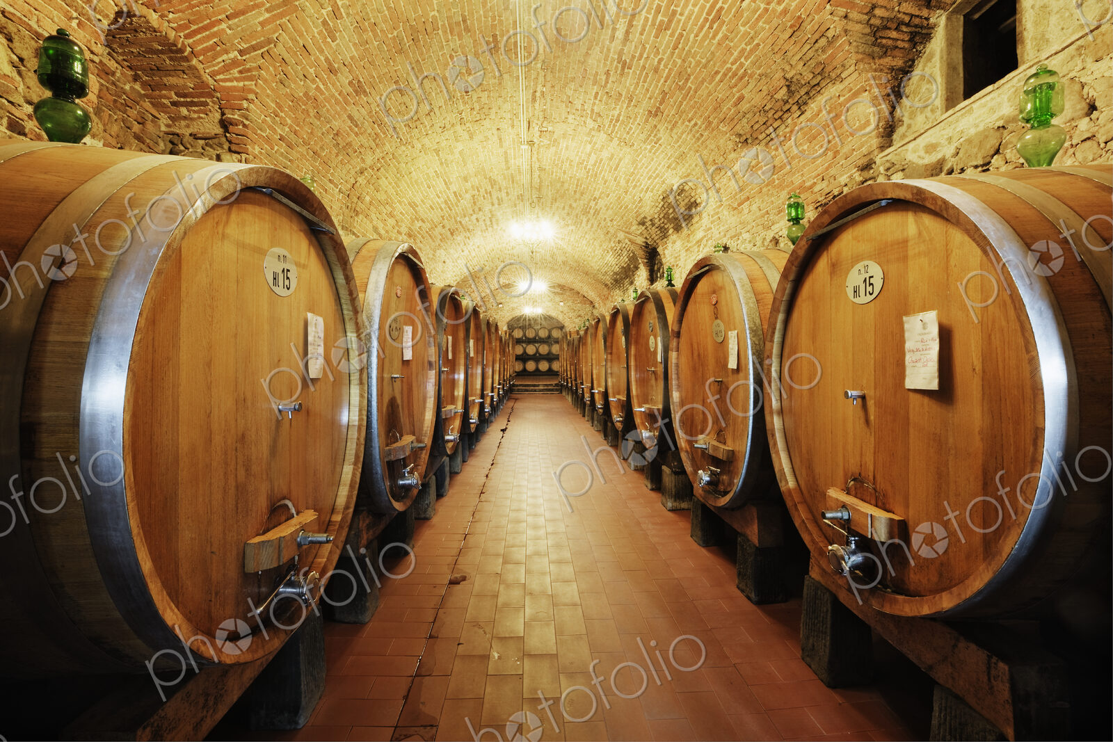 Wine Storage in Oak Barrels