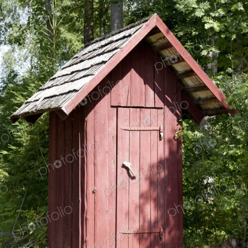 Wood Outhouse