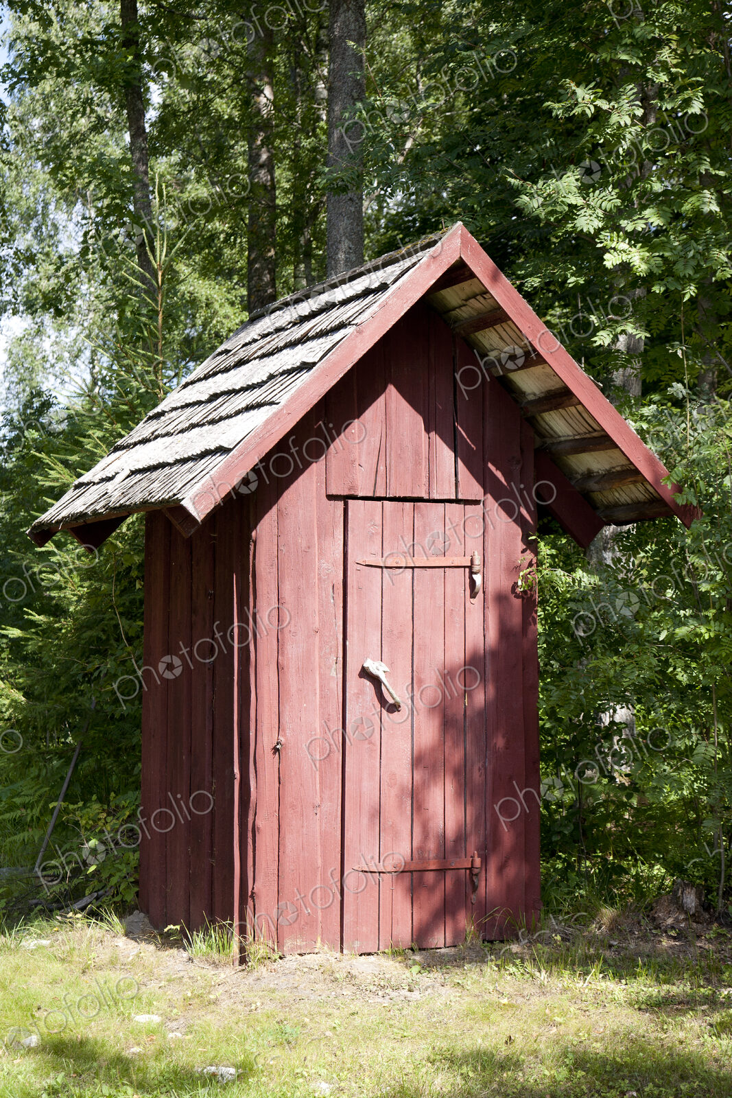 Wood Outhouse