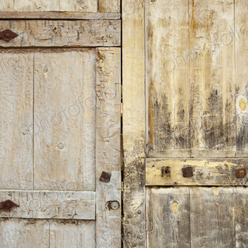 Wooden Doors of Historic Spanish Colonial Home