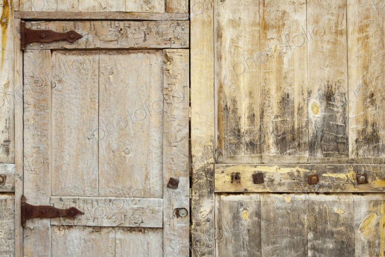 Wooden Doors of Historic Spanish Colonial Home