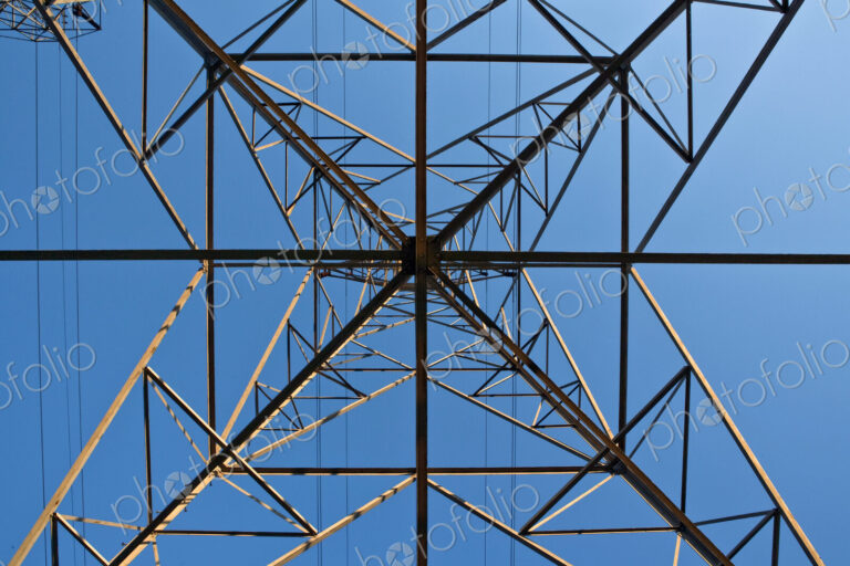 Worm's Eye View Of Power Pylon