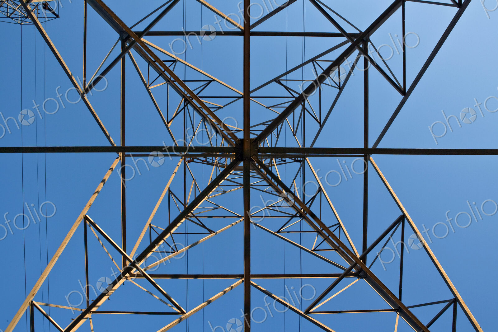 Worm’s Eye View Of Power Pylon