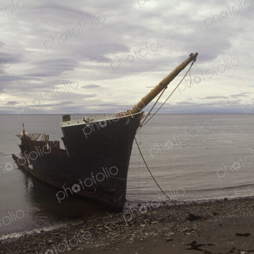 Wrecked Ship in Patagonia