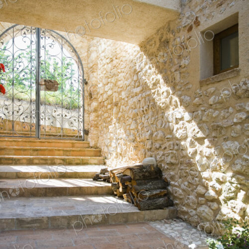 Wrought Iron Gate and Stairs Wrought Iron Gate and Stairs