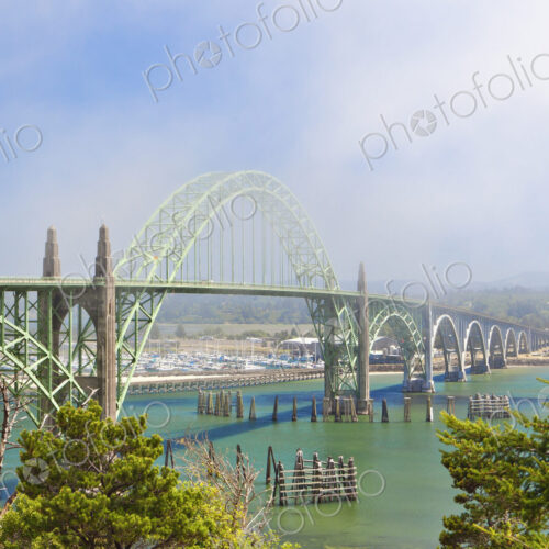Yaquina Bay Bridge, Newport, Oregon, United States Yaquina Bay Bridge, Newport, Oregon, United States