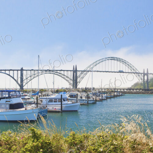 Yaquina Bay Bridge, Newport, Oregon, United States Yaquina Bay Bridge, Newport, Oregon, United States