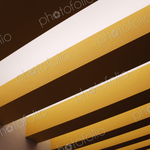Yellow Ceiling Beams