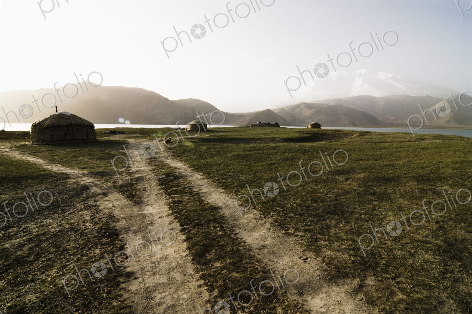 Yurts and a Dirt Road